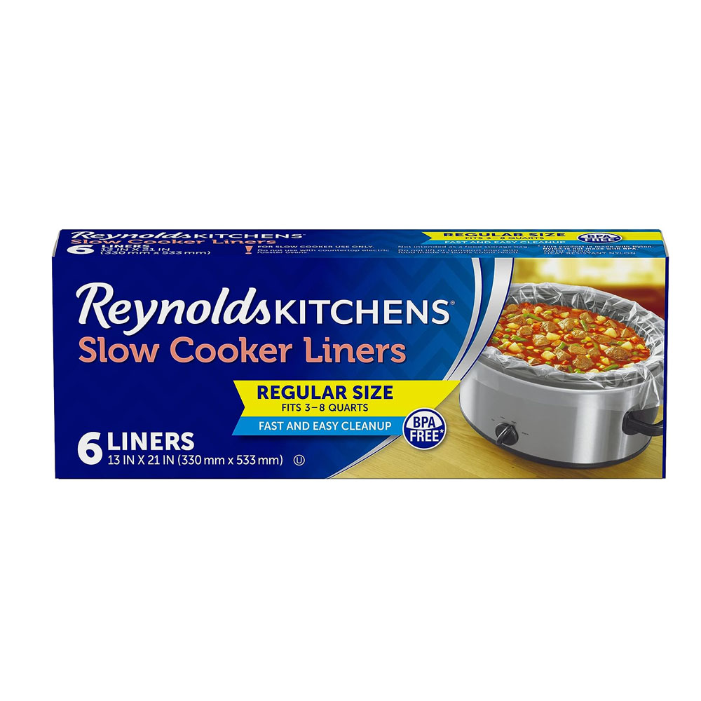 Reynolds Kitchens Slow Cooker Liners (Regular size, 6 Count)